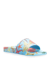 Sea-Print Pool Slide Sandals